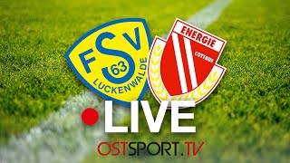 LIVE FSV 63 Luckenwalde vs FC Energie Cottbus  Regionalliga Nordost  SP16 [upl. by Annaierb]