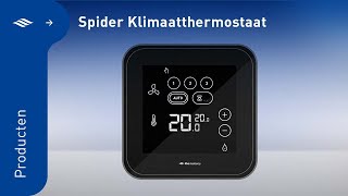 Producten  Spider Klimaatthermostaat  Itho Daalderop [upl. by Kehr]