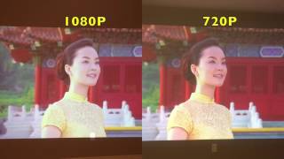 1080p vs 720p Projectors  Real World Test of Epson Powerlite Video Projectors [upl. by Aisirtap]