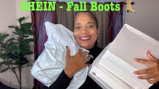 SHEIN Fall Boots Try On  Size 10 [upl. by Oicapot]