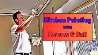 Painting a kitchen with Farrow and Ball Paint Part 2 [upl. by Akcira518]