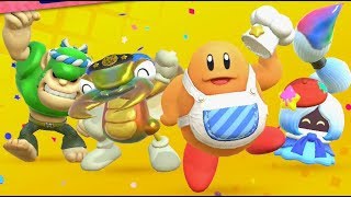 Kirby Star Allies Boss Rush The Ultimate Choice  Soul Melter w MidBoss All Stars [upl. by Lombard]