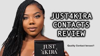 JUST4KIRA CONTACT LENSES REVIEW  THE BEST CONTACT LENSES [upl. by Rock]