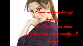 Rahent aleik nancy ajram english lyrics [upl. by Anaeda]