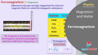 Magnetism and Matter Class 12 Physics  Ferromagnetism [upl. by Chassin]