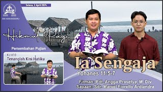 HIKMAT PAGI  Selasa 2 April 2024  Pdt Angga Prasetya M Div [upl. by Bentlee588]