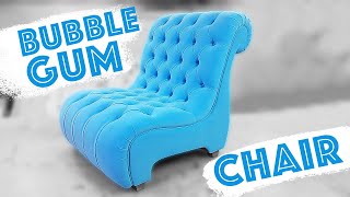 BUBBLE GUM chair ШЕЗЛОНГ своими руками DIY [upl. by Moira]