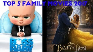 Top 5 FAMILY Movies 2017 [upl. by Onaicilef]