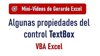 TextBox algunas propiedades poco utilizadas Enabled vs Locked – VBA Excel [upl. by Yeneffit644]