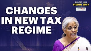 Income Tax Slabs In Union Budget 2024 Changes In New Tax Regime Announced [upl. by Namreg]