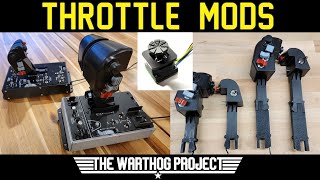 Modifying a Thrustmaster Warthog HOTAS Throttle [upl. by Oirtemed222]