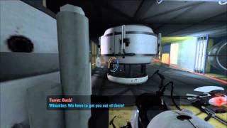 Portal 2  Part 5 The Very Noisy Escape [upl. by Akkire]