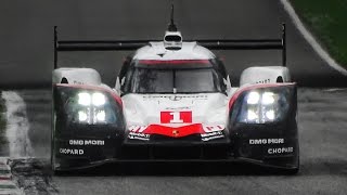 2017 Porsche 919 Hybrid LMP1 Sound  Accelerations Fly Bys amp Night Scenes [upl. by Aurelea]