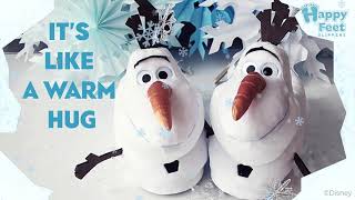 Frozen  Disney Slippers  Happy Feet Slippers [upl. by Laemsi497]