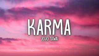 JoJo Siwa  Karma Lyrics [upl. by Ladd750]