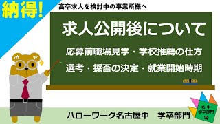 【ハロワ監修】求人出したら終わりじゃない！採用までの流れを徹底解説【事業所様向け】 [upl. by Suzann]