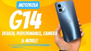 Should You Buy The Motorola G14  Design Performance Camera amp More [upl. by Kabab]