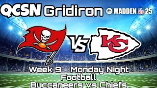 Season 1 Week 9 Buccaneers vs Chiefs  Madden NFL 25 [upl. by Zap50]