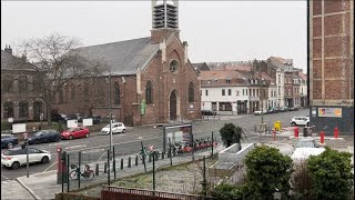 Neige qui s’intensifie  Lille blanchit sous la neige   Le 17012024 [upl. by Ardnasella327]