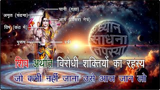 शिव की साधना और ध्यान । Dhyan Sadhana aur Tapsaya atamgyan dhyanyog [upl. by Enajharas170]