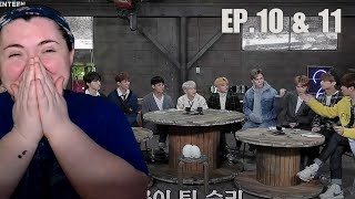 GOING SEVENTEEN 2020 EP10 amp 11  SEVENTEEN BRAIN SURVIVAL 1 amp 2  REACTION [upl. by Lesna]