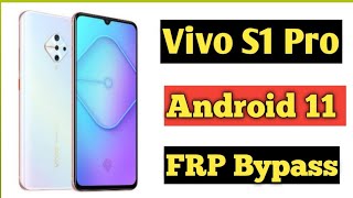 Vivo S1 Pro FRP Bypass Android 12  Vivo S1 Pro 1920 Google Account Remove  Vivo FRP Unlock✅ [upl. by Bradley924]