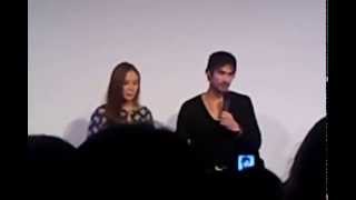 Ian Somerhalder explains his tattoo quotHIC ET NUNCquot  Panel BloodyNightCon4 Barcelona [upl. by Tiny700]