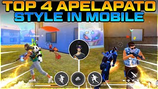 Apelapato All Style Trick On Mobile Phone  Top 4 Pc movement Trick on mobile [upl. by Cointon928]