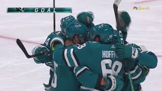 Thomas Bordeleau Scores His First NHL Goal  Sharks vs Avalanche  October 14 2023 [upl. by Hajar]