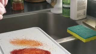 How to clean Cutco Cutting Boards [upl. by Aronal]