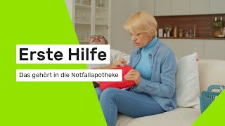 Erste Hilfe Das gehört in die Notfallapotheke [upl. by Nospmoht]