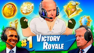 The Presidents Tries The ALL MEDALLIONS Challenge in Fortnite Chapter 5 [upl. by Allveta906]