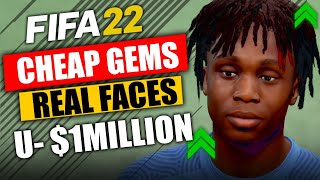 FIFA 22 CHEAP WONDERKIDS WITH REAL FACES 🤑 1 MILLION [upl. by Riba]