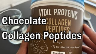 Vital Proteins Collagen Peptides Chocolate Flavor Review [upl. by Ubana]