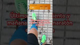 26 octubre 2024 último entrenamiento y mañana al medio maratón en Valencia [upl. by Coates]