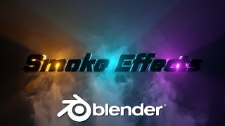 Blender 3D Smoke Tutorial  Blender 28 Eevee [upl. by Etnuahc]