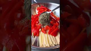 One Pot Bell Pepper Pasta 🤤Eat or pass This is another One Pot Recipe we love Give it a try 😍Enjoy [upl. by Beverie]