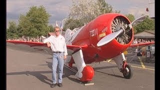 Gee Bee R2 Near Crash in Germany  Delmar Benjamin [upl. by Ahcsas]