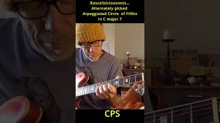 RascalisiousnessAlternately picked Arpeggiated Circle of Fifths in C major 7 bedroomguitarist [upl. by Furtek]