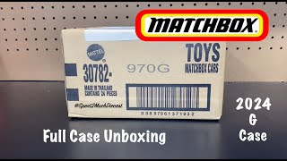 2024 Matchbox Full Case Unboxing  Case G  New Casting  Diecast Collector  Case Break [upl. by Attiuqehs]