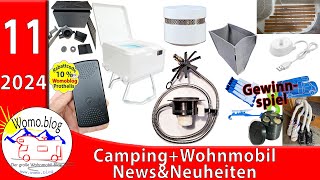 Camping und Wohnmobil NewsampNeuheiten 112024 [upl. by Jsandye57]