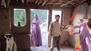 The masters amazing creativity repairing the single mothers house using plaster [upl. by Rufina]