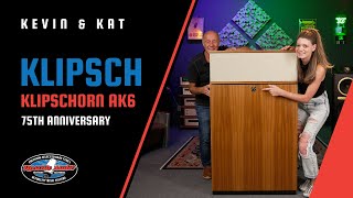 Klipsch Klipschorn AK6 75th Anniversary w Upscale Audios Kevin Deal and Kat Ourlian [upl. by Theodore222]