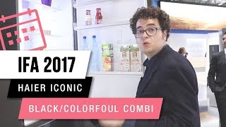 IFA 2017  Haier Iconic BlackColorfoul Combi [upl. by Aranahs]