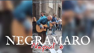 NEGRAMARO cantano NAPUL è  live insieme alla gente in un concerto improvvisato per strada a Napoli [upl. by Terrence]