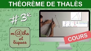 LE COURS  Théorème de Thalès  Troisième [upl. by Goren]