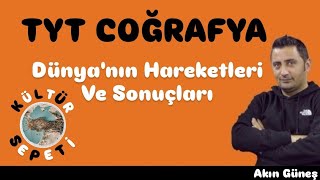 TYT COĞRAFYA 5 Dünyanın Günlük ve Yıllık Hareketleri [upl. by Nelrsa]