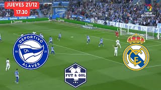 🔴DEPORTIVO ALAVES  REAL MADRID EN VIVO  LIGA DE ESPAÑA EN FUT AND GOL [upl. by Byler]