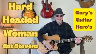 quotHard Headed Womanquot Simplified Acoustic Guitar Lesson guitarlessons guitarlessonsforbeginners [upl. by Danzig]