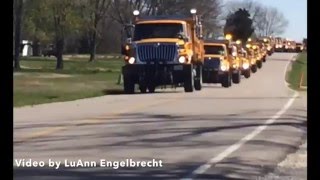 MoDot Lyndon Ebker Funeral Procession [upl. by Alair]